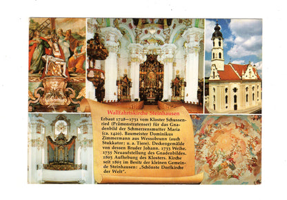Ansichtskarte Wallfahrtskirche Steinhausen