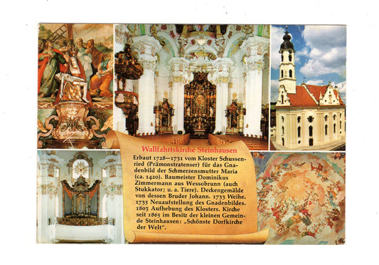 Ansichtskarte Wallfahrtskirche Steinhausen