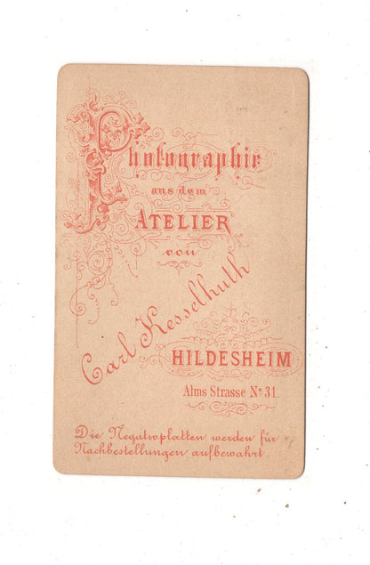 Fotografie Herrenportrait - Hildesheim um 1870