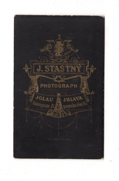 Fotografie Niedlicher kleiner Junge - Iglau Jhlava um 1880 / CDV M1-16