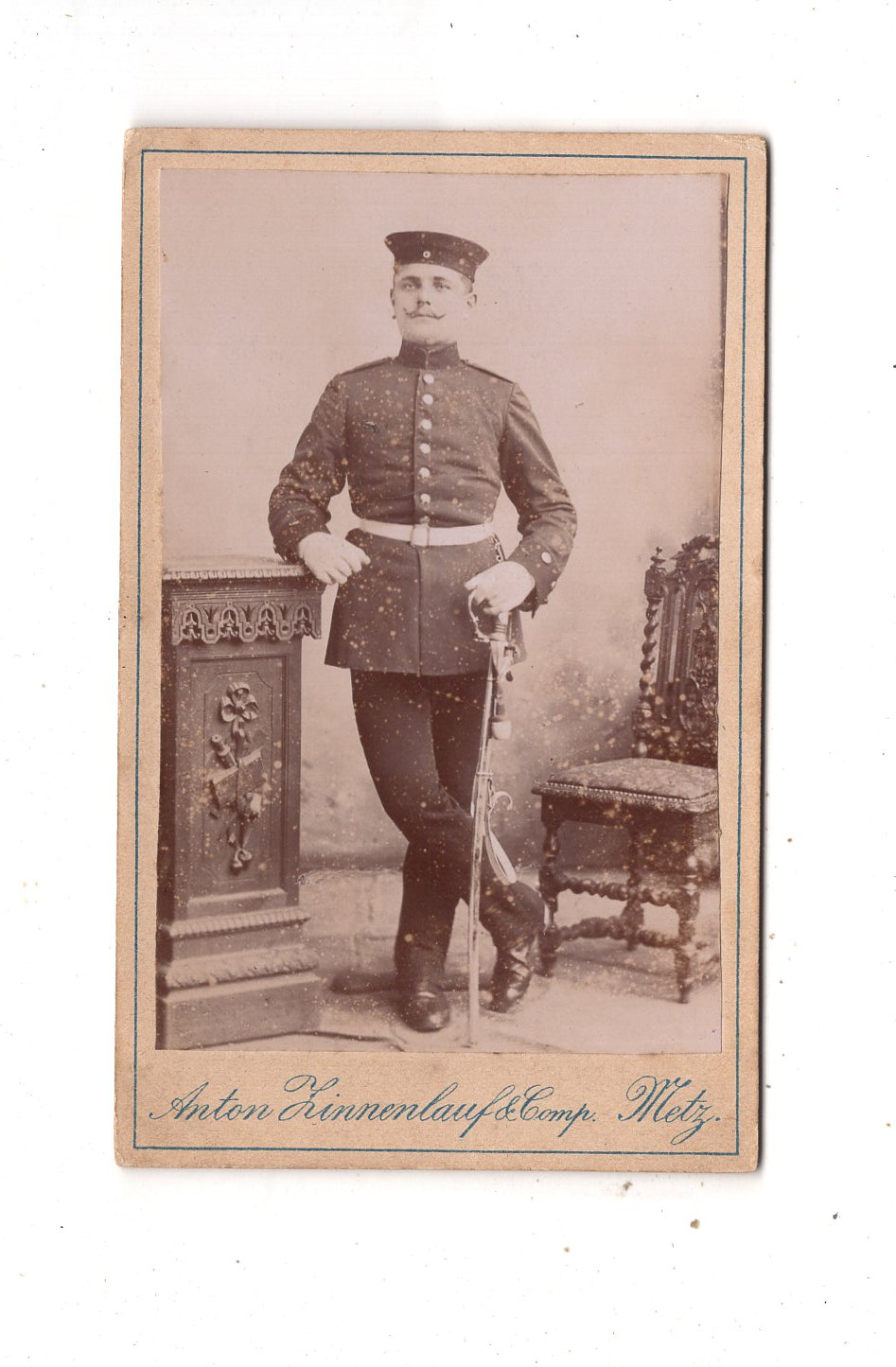 Fotografie Soldat - Metz 1890er