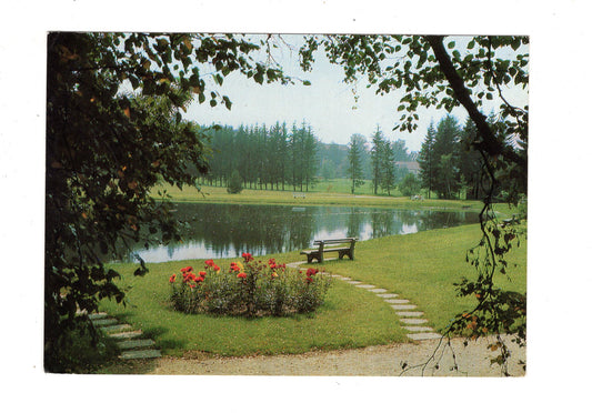 Ansichtskarte Bad Wörishofen im Allgäu / Weiher im Kurpark / M1-55