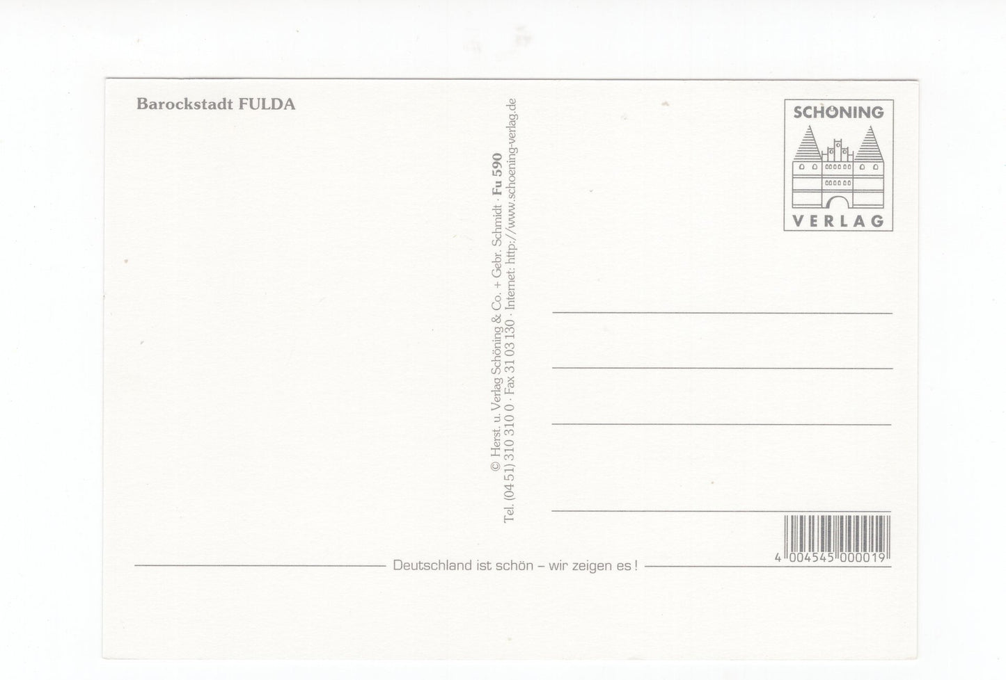 Ansichtskarte Dom zu Fulda