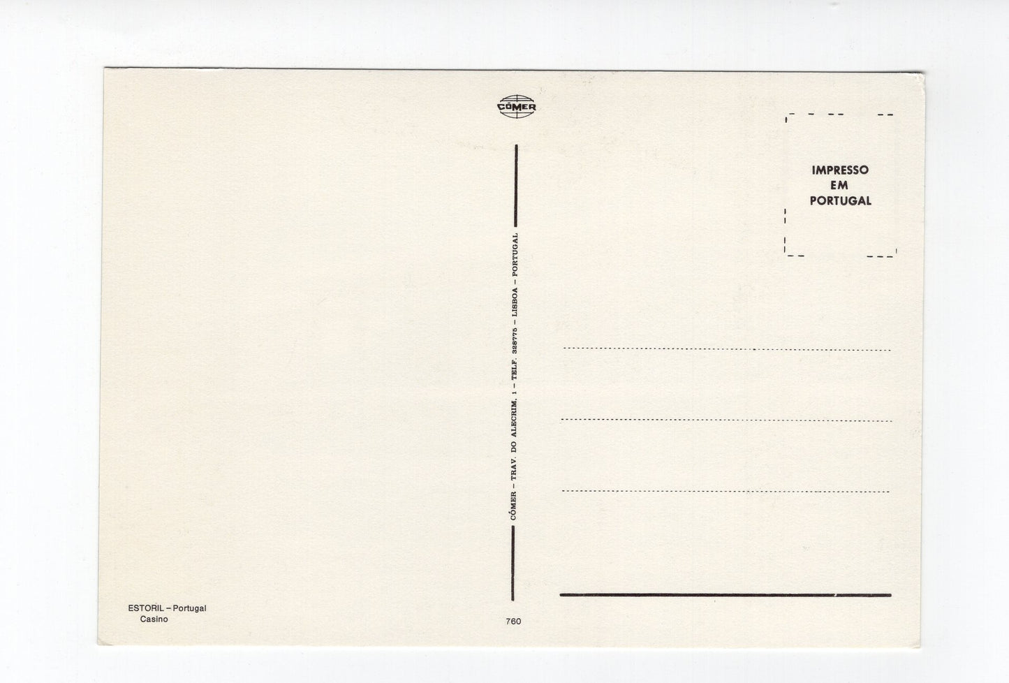 Ansichtskarte Estoril / Casino / Portugal
