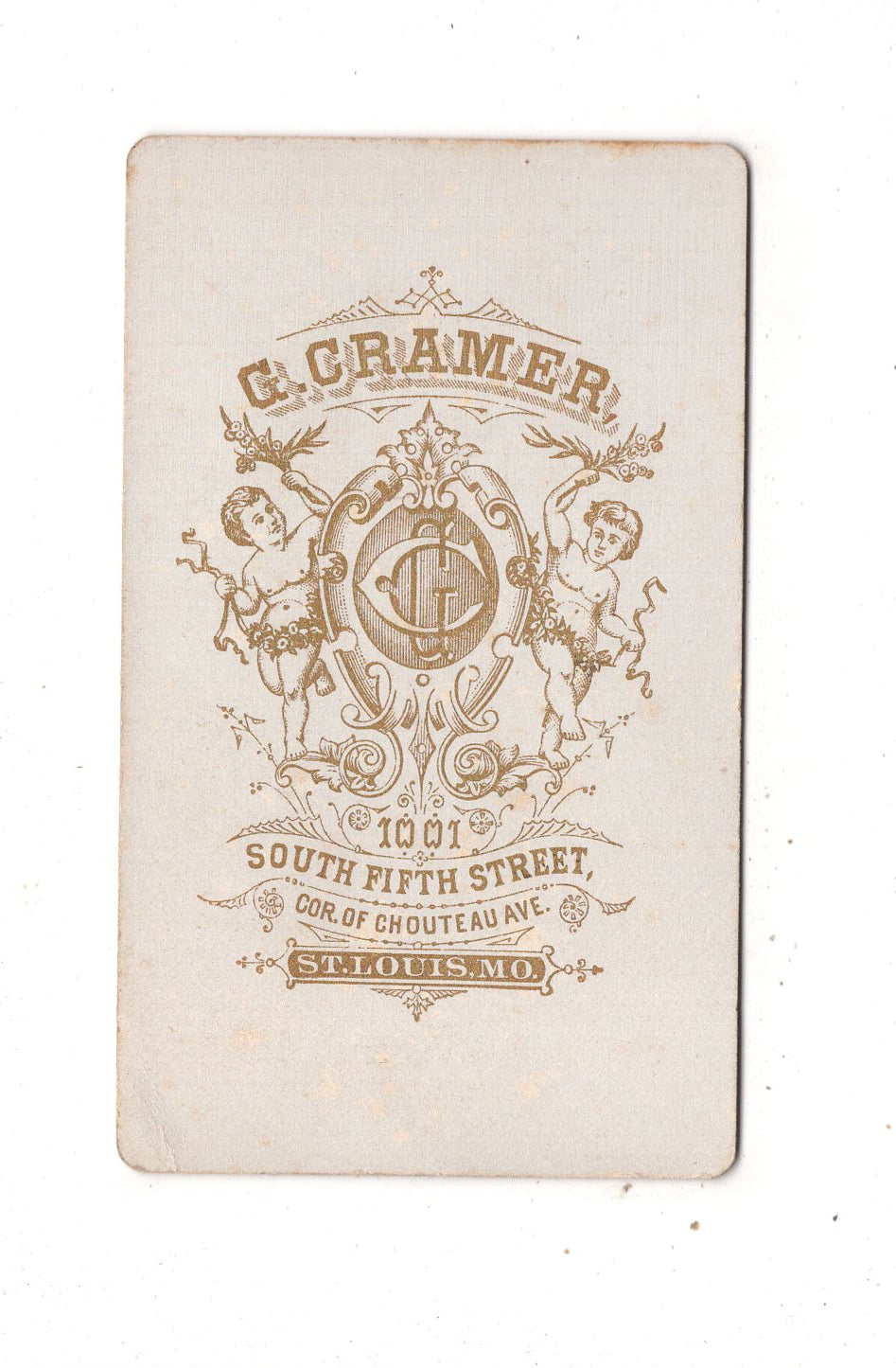 Fotografie Herrenportrait - St. Louis / USA 1870er