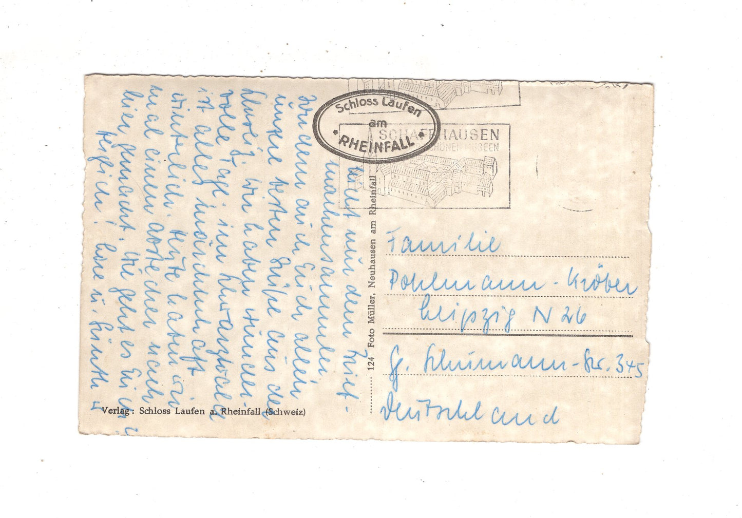 Ansichtskarte Rheinfall / Schweiz