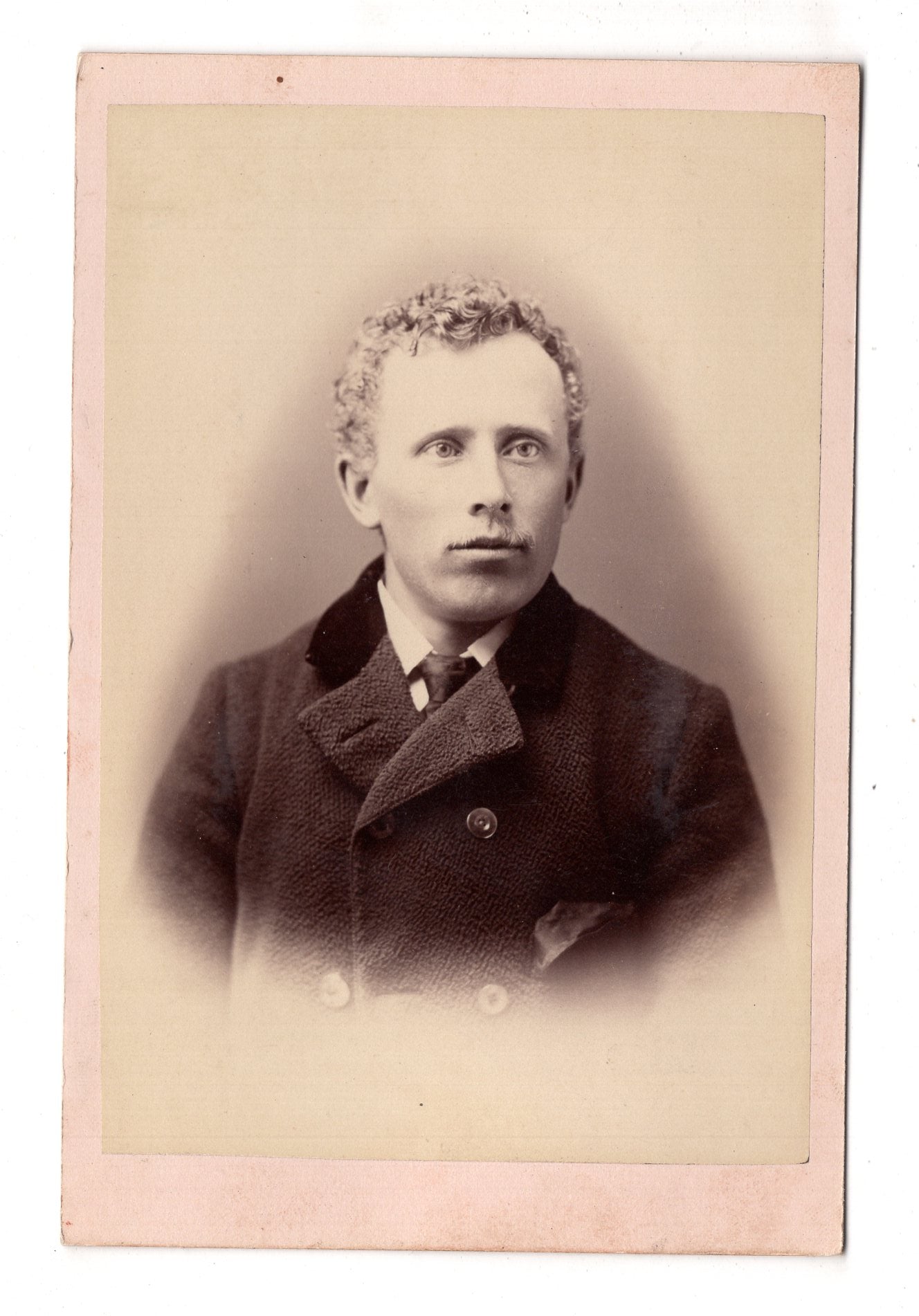 Fotografie Feiner Herr - Ishpeming / USA um 1880 / CAB X-21