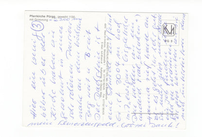 Ansichtskarte Pfarrkirche Pürgg / Österreich