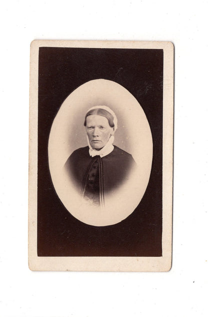 Fotografie Damenportrait - Neudietendorf 1860er / CDV C1-13