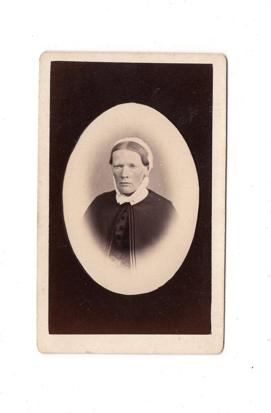 Fotografie Damenportrait - Neudietendorf 1860er / CDV C1-13