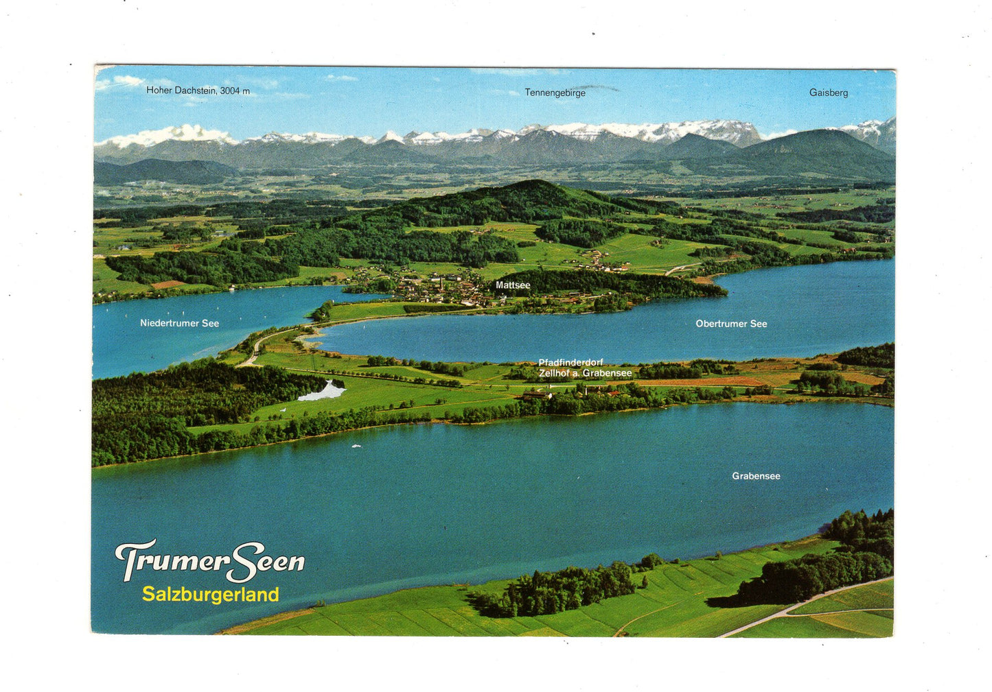 Ansichtskarte Trumer Seen / Salzburger Land / Österreich