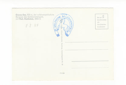 Ansichtskarte Gosau-See / Salzkammergut / Österreich