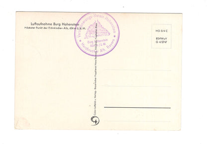 Ansichtskarte Burg Hohenstein / Fränkische Alb / H1-63