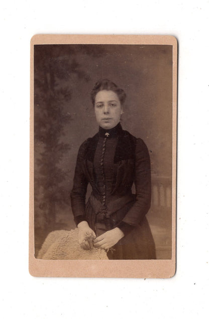 Fotografie Feine Dame - Stonehouse um 1880 / CDV L1-34