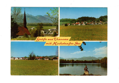 Ansichtskarte Thansau mit Hochstraßer See