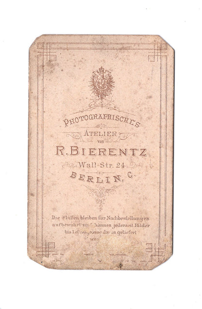 Fotografie Soldat / Soldatenportrait - Berlin 1880er