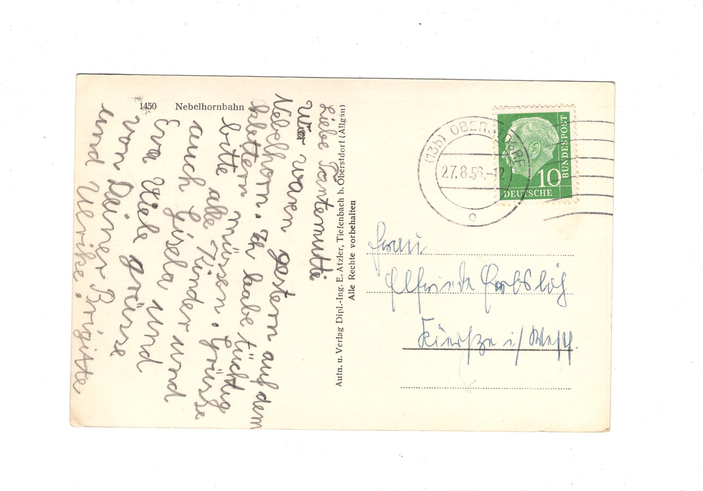 Ansichtskarte Nebelhornbahn / I1-61