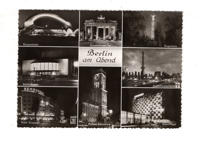 Ansichtskarte Berlin am Abend / Schillertheater +++ / K1-50