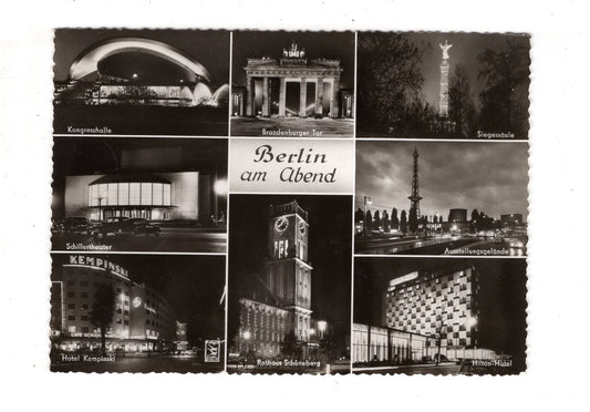 Ansichtskarte Berlin am Abend / Schillertheater +++ / K1-50