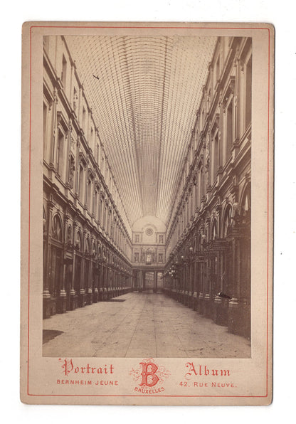 Fotografie Bruxelles / Passage in Brüssel - 1870er / CAB U-36