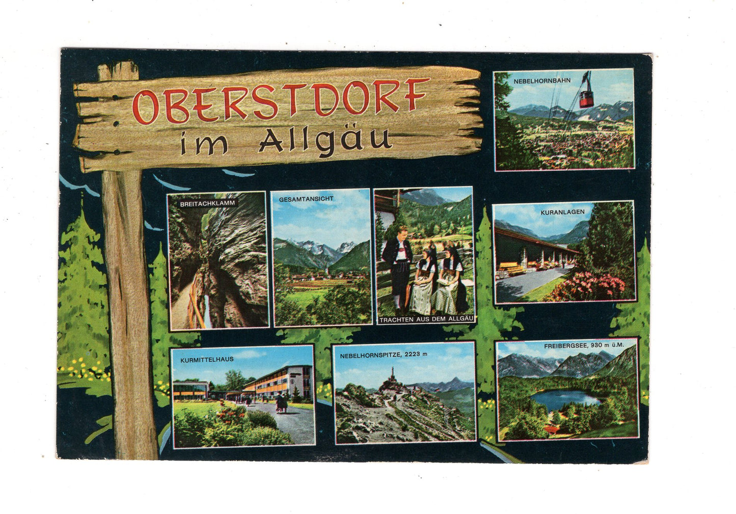 Ansichtskarte Oberstdorf im Allgäu / M1-55