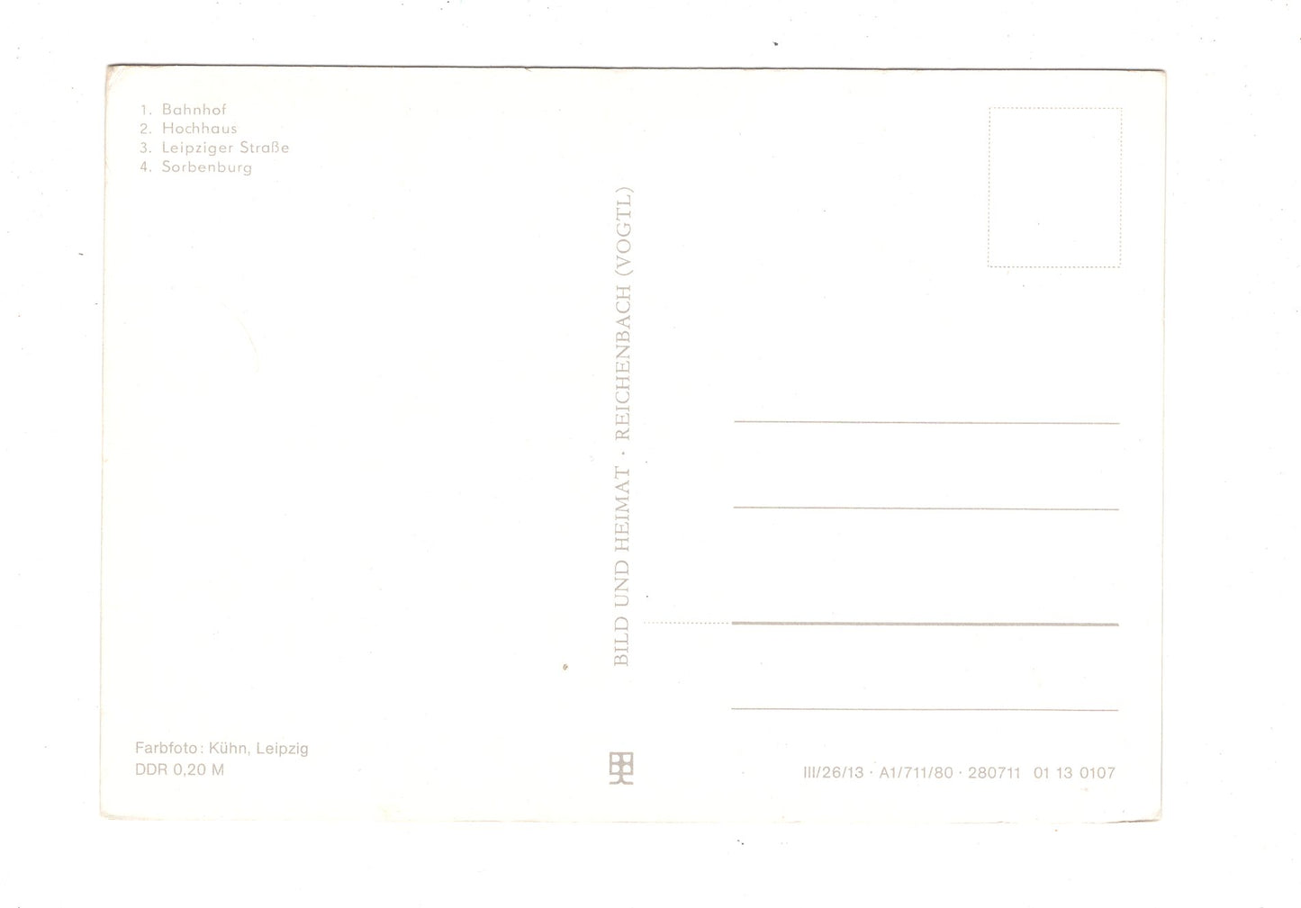 Ansichtskarte Eilenburg / Bahnhof - Hochhaus +++ / H1-63