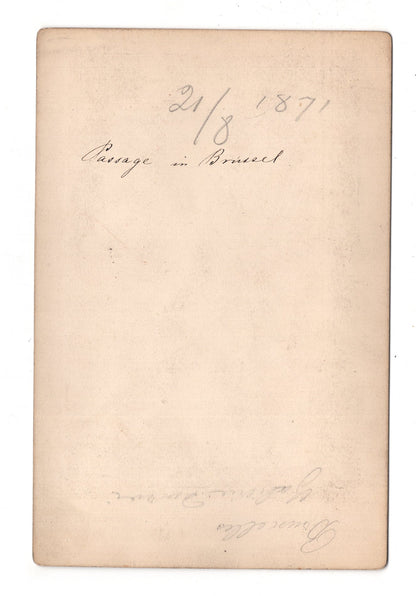 Fotografie Bruxelles / Passage in Brüssel - 1870er / CAB U-36