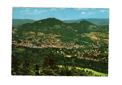 Ansichtskarte Baden-Baden mit Merkur und Kl. Staufen / J1-57