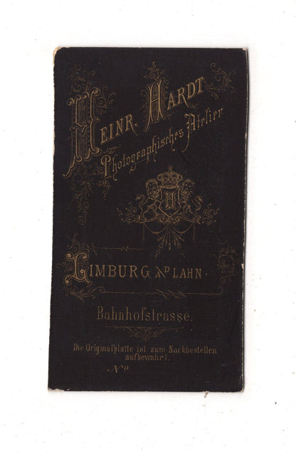 Fotografie Niedlicher kleiner Junge - Limburg an der Lahn um 1880 / CDV M1-16