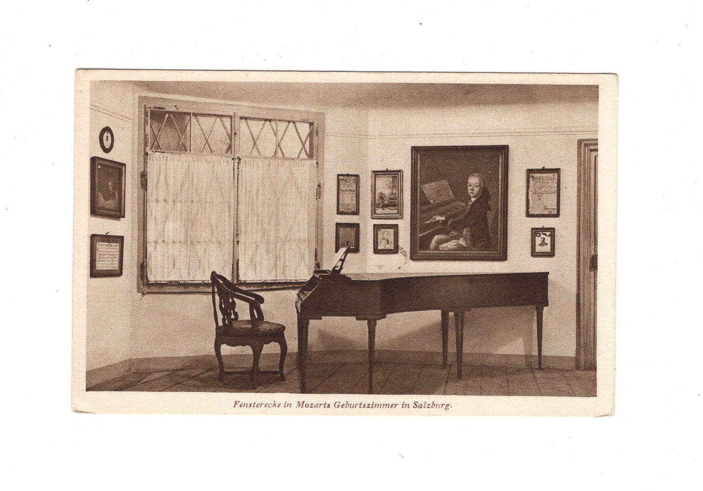 Ansichtskarte Salzburg / Mozarts Geburtszimmer / Österreich