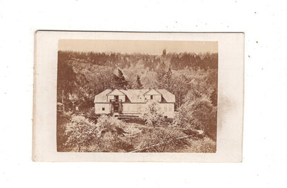 Fotografie Historische Gebäudeansicht - unbekannter Ort 1870er