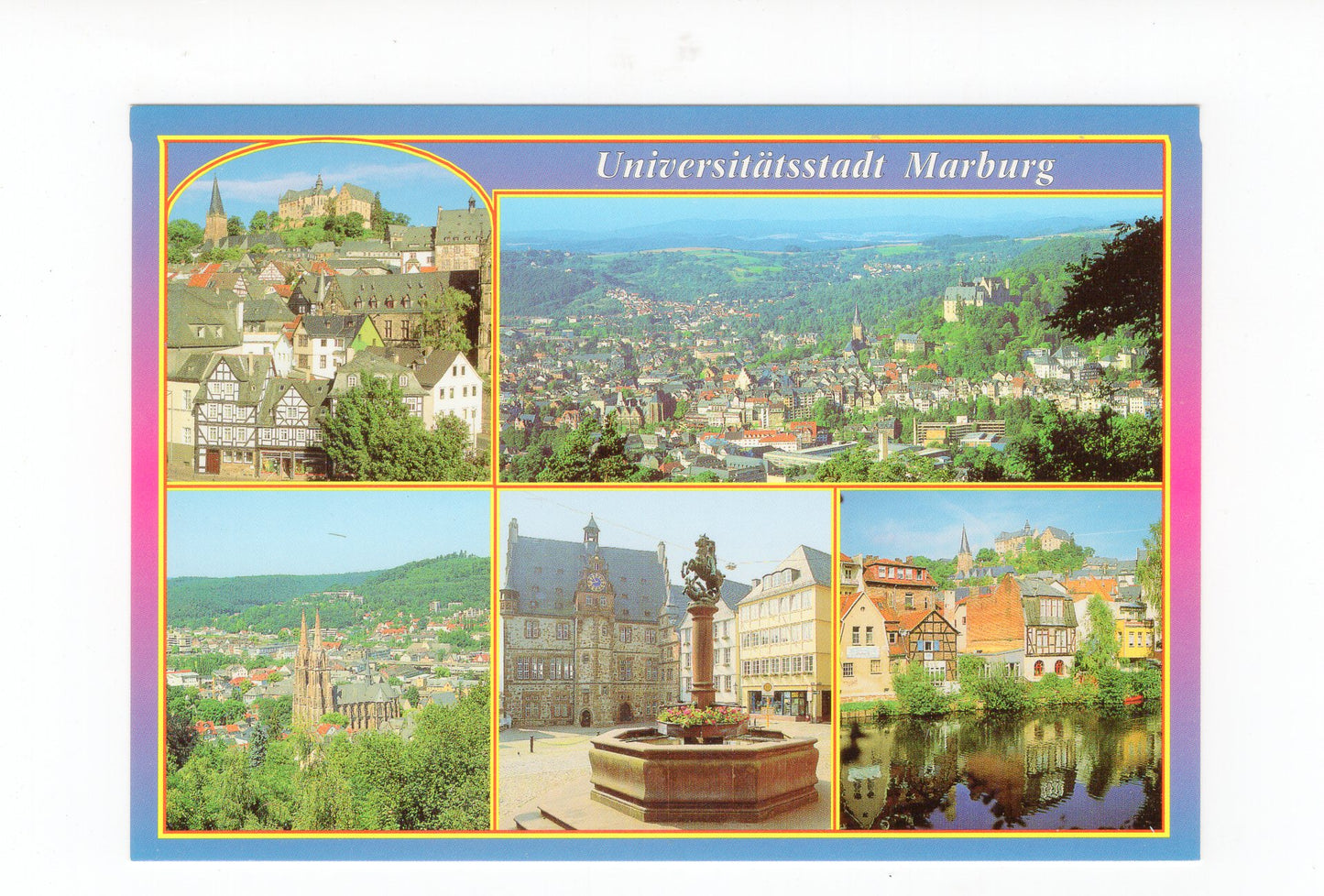 Ansichtskarte Marburg an der Lahn