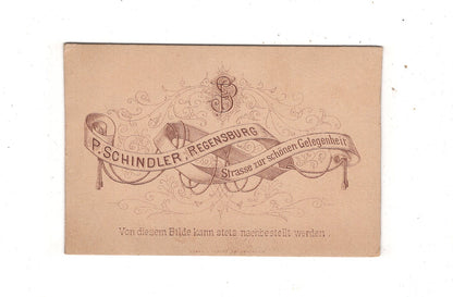 Fotografie Niedliches kleines Mädchen - Regensburg 1880er