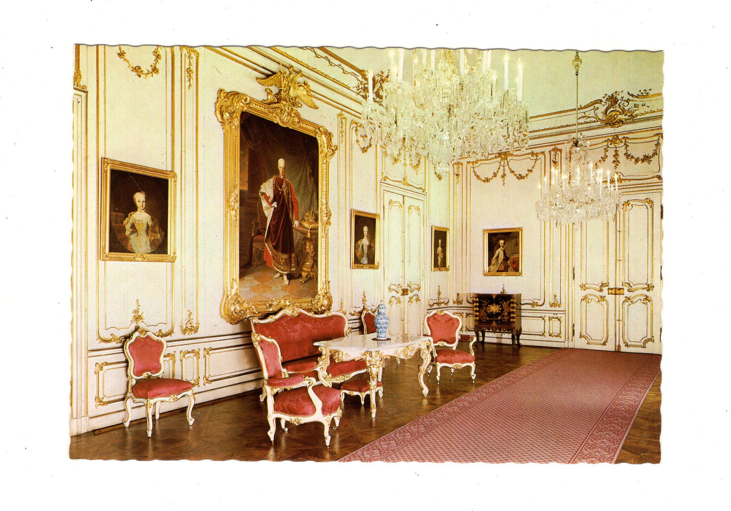 Ansichtskarte Wien / Schloss Schönbrunn / Marie-Antoinette-Zimmer / Österreich