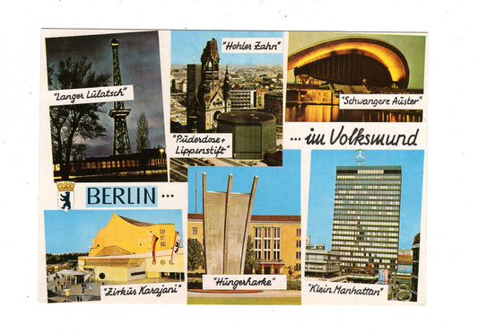 Ansichtskarte Berlin im Volksmund / K1-50