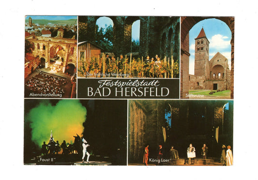 Ansichtskarte Bad Hersfeld / Festspiele in der Stiftsruine