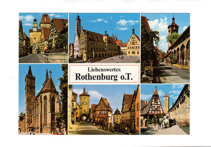 Ansichtskarte Rothenburg ob der Tauber