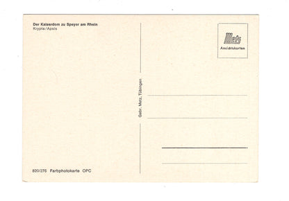 Ansichtskarte Speyer am Rhein / Der Kaiserdom / Krypta - Apsis / H1-63