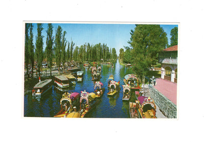 Ansichtskarte Xochimilco / Floating Gardens / Mexiko