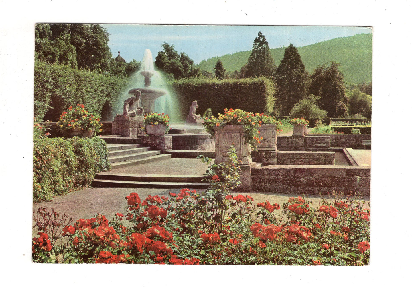 Ansichtskarte Baden-Baden / Gönneranlagen / J1-57