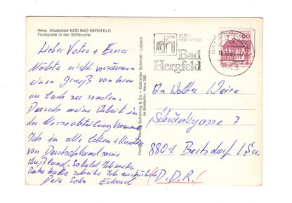 Ansichtskarte Bad Hersfeld / Festspiele in der Stiftsruine