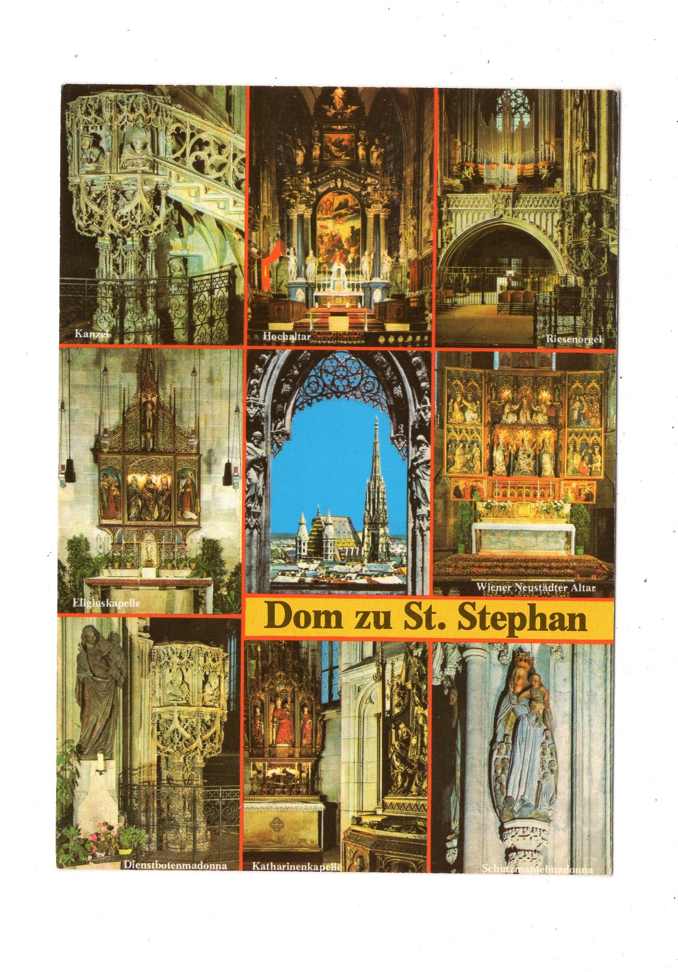 Ansichtskarte Wien / Dom zu St. Stephan / Österreich