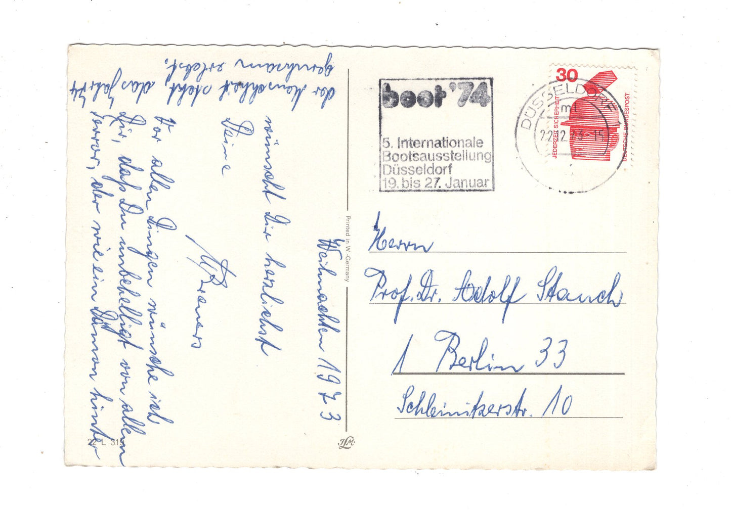 Ansichtskarte Feiertage / Frohe Weihnachten / K1-69