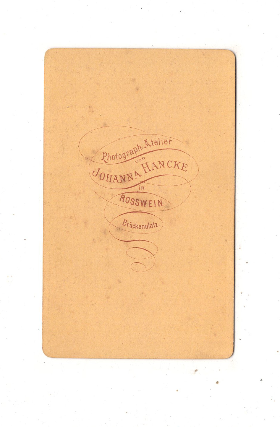 Fotografie Herrenportrait - Roßwein um 1870