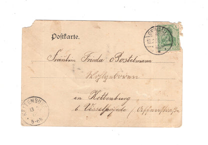 Ansichtskarte Gerdau bei Uelzen / Gastwirtschaft von Wilhelm Knop +++