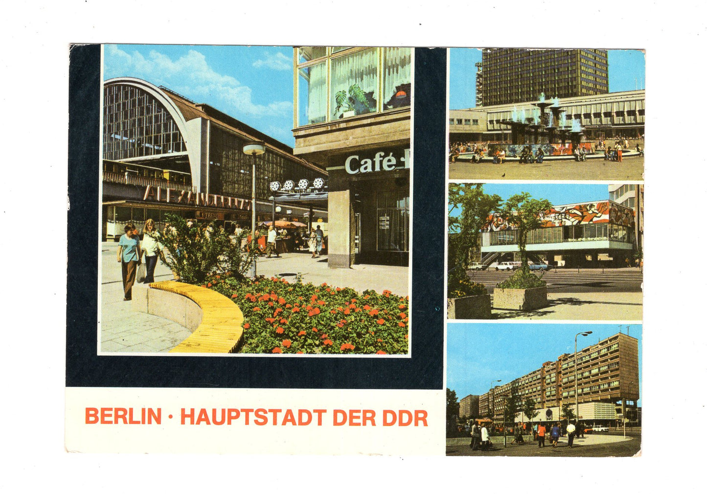 Ansichtskarte Berlin / DDR / Pressecafé / Alexanderplatz +++