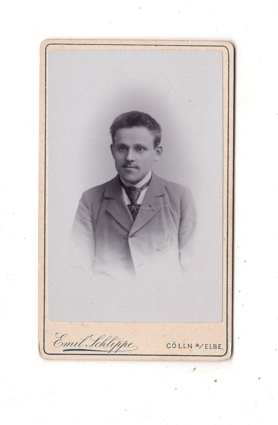 Fotografie Herrenportrait - Cölln an der Elbe 1890er