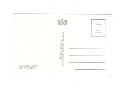 Ansichtskarte Xochimilco / Floating Gardens / Mexiko