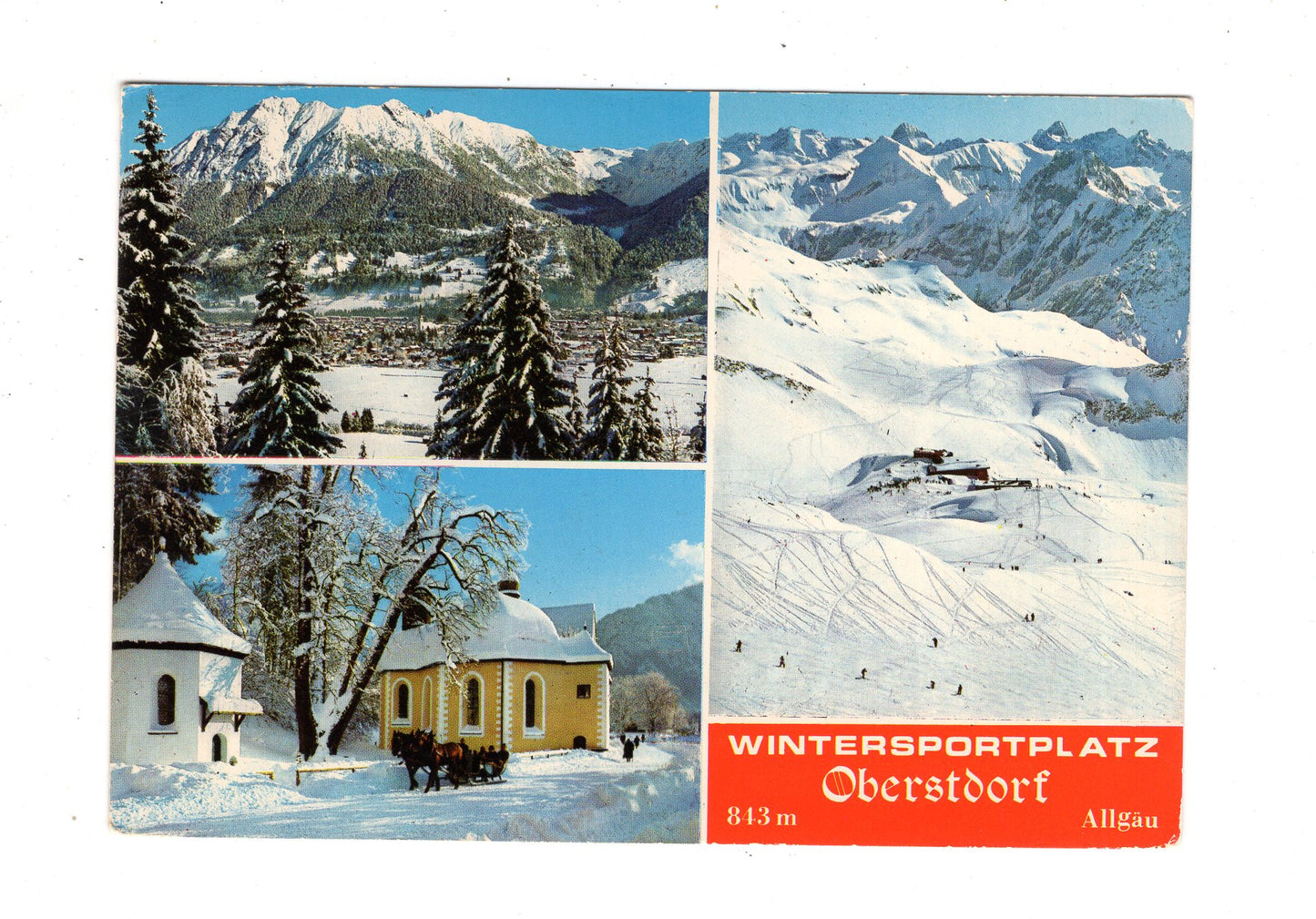 Ansichtskarte Oberstdorf im Allgäu / M1-55