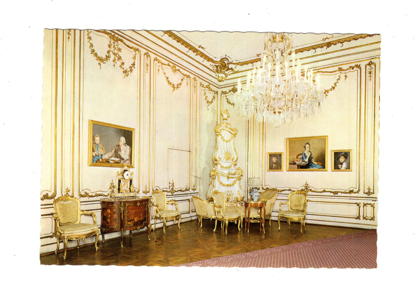 Ansichtskarte Wien / Schloss Schönbrunn / Gelber Salon / Österreich